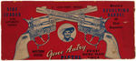 "GENE AUTRY PISTOL" BOXED BY LESLIE-HENRY.