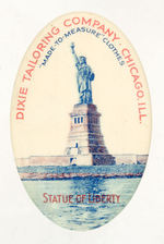 "DIXIE TAILORING" OF CHICAGO SHOWING "STATUE OF LIBERTY" MIRROR.