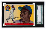 1955 TOPPS #47 HANK AARON SGC 70 EX+ 5.5.