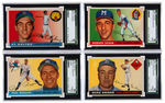 TOPPS BASEBALL LEGENDS SGC CARD LOT.