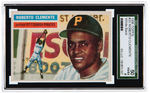 ROBERTO CLEMENTE 1956 & 1957 TOPPS SGC CARD PAIR.