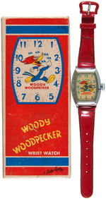 "WOODY WOODPECKER WRIST WATCH" BOXED INGRAHAM WATCH.