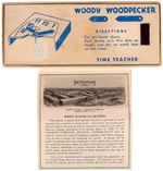 "WOODY WOODPECKER WRIST WATCH" BOXED INGRAHAM WATCH.