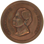 McCLELLAN RARE COPPER MEDAL DeWITT 1864-2.