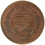 McCLELLAN RARE COPPER MEDAL DeWITT 1864-2.