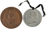 DOUGLAS PAIR OF RARE 1861 MEMORIAL MEDALS.