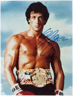 SYLVESTER STALLONE SIGNED "ROCKY III" OVERSIZED PHOTO PRINT.