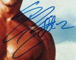 SYLVESTER STALLONE SIGNED "ROCKY III" OVERSIZED PHOTO PRINT.