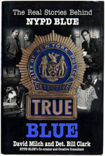 "NYPD BLUE" CAST-SIGNED "TRUE BLUE" HARDCOVER.