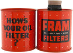 "FRAM FILTERS ELECTRIC CIGARETTE LIGHTER & ASH TRAY" BOXED SET.
