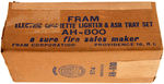 "FRAM FILTERS ELECTRIC CIGARETTE LIGHTER & ASH TRAY" BOXED SET.