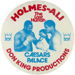 "HOLMES-ALI THE LAST HURRAH" PAIR OF 1980 FIGHT BUTTONS.