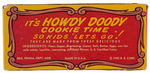 BURRY’S HOWDY DOODY COOKIES” BOX WITH CLARABELL CUT-OUT.