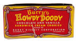 BURRY’S HOWDY DOODY COOKIES” BOX WITH DILLY DALLY CUT-OUT.