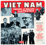 "VIET NAM - VOICES OF POLICY AND PROTEST" 1966 RECORD WITH PRO/CON STATEMENTS.