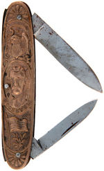 "ROOSEVELT" WELL MADE POCKET KNIFE CIRCA 1904.