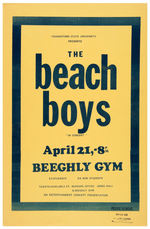 "THE BEACH BOYS" CONCERT POSTER.