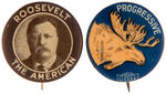 THEODORE ROOSEVELT FOUR BUTTONS FROM 1912-1916.