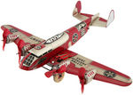 "MARX MILITARY AEROPLANE - FLYING FORTRESS" BOXED WIND-UP WARPLANE.