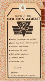 "GUNS OF THE GOLDEN AGENT" BOXED WEAPONS SET.