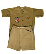 "NEW YORK WORLD'S FAIR 1940 BOY SCOUTS OF AMERICA SERVICE CAMP" UNIFORM.