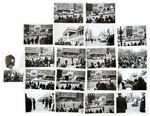 NIXON 1973 INAUGURAL PRESS PHOTO, PARADE HANDBILLS, GUIDE & SNAPSHOT.