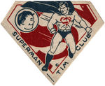 "SUPERMAN-TIM CLUB" LARGE PATCH.