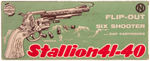 NICHOLS "STALLION 41-40" BOXED CAP GUN.