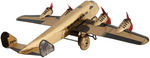 "MARX AEROPLANE" BOXED WIND-UP TWA PASSENGER AIRPLANE.