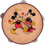 MICKEY & MINNIE MOUSE TAMBOURINE.