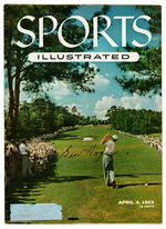 GOLF GREAT BEN HOGAN SIGNED "SPORTS ILLUSTRATED" MAGAZINE.