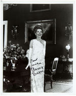 FIRST LADY NANCY REAGAN SIGNED PHOTO.