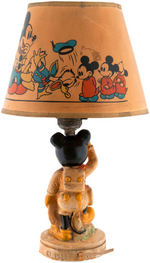 "MICKEY MOUSE" SCOUT LA MODE LAMP & ORIGINAL SHADE.