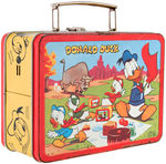 "MICKEY MOUSE - DONALD DUCK" METAL LUNCHBOX & THERMOS.