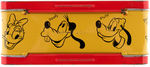 "MICKEY MOUSE - DONALD DUCK" METAL LUNCHBOX & THERMOS.