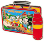 "MICKEY MOUSE - DONALD DUCK" METAL LUNCHBOX & THERMOS.