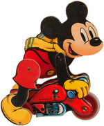 MICKEY MOUSE WIND-UP MOTORCYCLE CHAD VALLEY TOY.