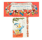 "WALT DISNEY'S COMICS AND STORIES" GIFT SUBSCRIPTION CHRISTMAS CARDS.