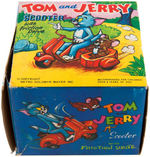 "TOM AND JERRY SCOOTER" BOXED MARX FRICTION TOY.