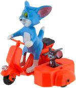 "TOM AND JERRY SCOOTER" BOXED MARX FRICTION TOY.