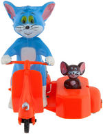 "TOM AND JERRY SCOOTER" BOXED MARX FRICTION TOY.