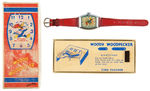 "WOODY WOODPECKER TIME TEACHER" BOXED WRIST WATCH BY INGRAHAM.