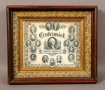 CENTENNIAL 1876 AWARD CERTIFICATE IN BEAUTIFUL FRAME.