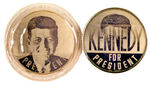 "KENNEDY FOR PRESIDENT" BLUE FLASHER TWO VARITIES LOT OF TWO.