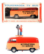 "BANDAI BATTERY OPERATED VOLKSWAGEN TV BUS."