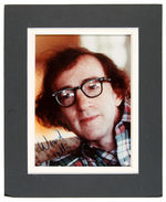 WOODY ALLEN SIGNED PHOTO & BASEBALL.