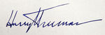 “HARRY S. TRUMAN” SIGNED PHOTO C. 1950.