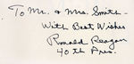 “RONALD REAGAN” SIGNED AUTOBIOGRAPHY “AN AMERICAN LIFE” HARD COVER BOOK.