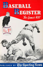 “BASEBALL REGISTER” 1940-1960 COMPLETE SET OF 22.