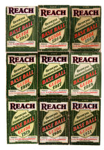 “THE REACH OFFICIAL AMERICAN LEAGUE BASE BALL GUIDE” 1902-1939 LOT OF 37.